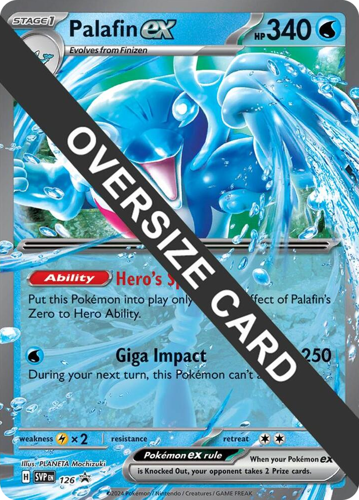 0126 Palafin ex - 126 Promo Jumbo Cards