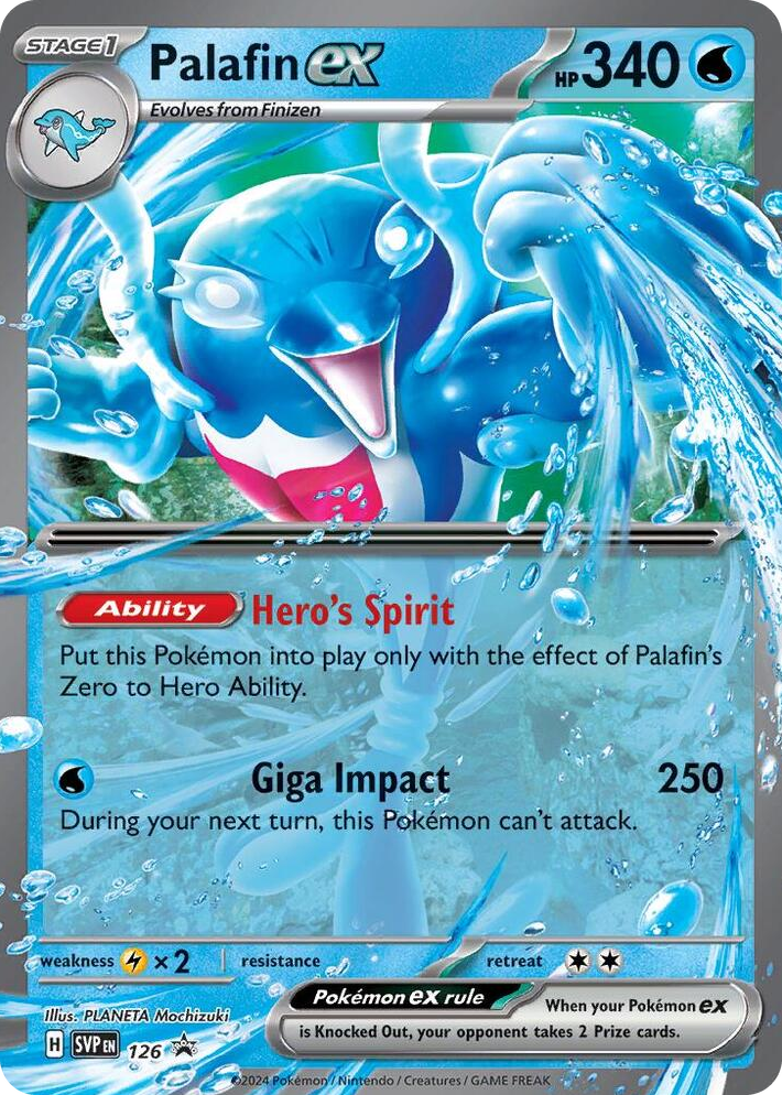 0126 Palafin ex - 126 Promo Scarlet & Violet Promo Cards
