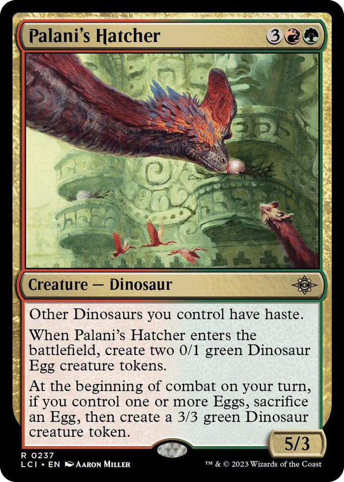 Palani's Hatcher #237 R - The Lost Caverns of Ixalan Pokemon card
