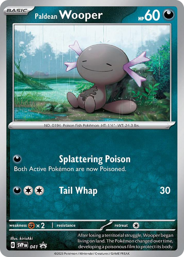 0041 Paldean Wooper - 041 Promo Scarlet & Violet Promo Cards