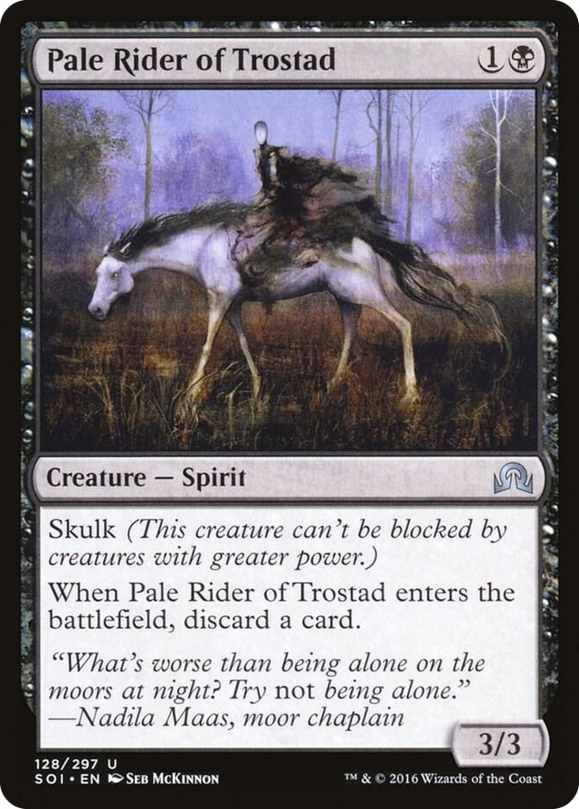 0128 Pale Rider of Trostad U Shadows over Innistrad