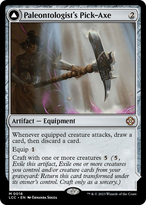 0016 Paleontologist's Pick-Axe M Commander: The Lost Caverns of Ixalan