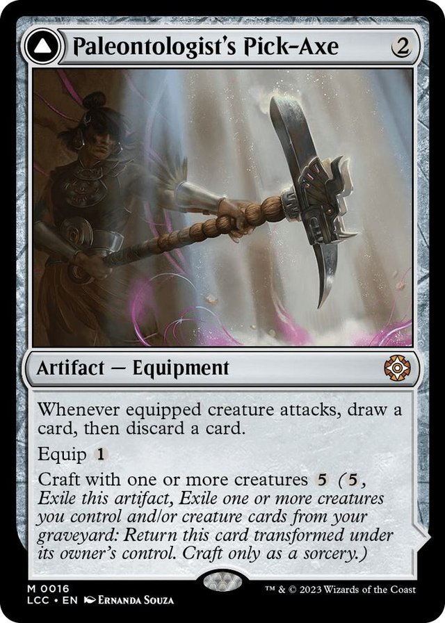 0016 Paleontologist's Pick-Axe M Commander: The Lost Caverns of Ixalan