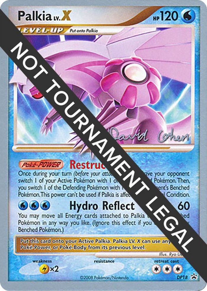 DP018 Palkia LV.X - 2009 (David Cohen) Promo World Championship Decks