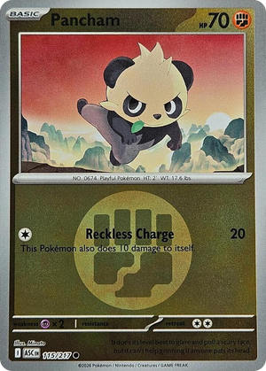 0115 Pancham (Energy Symbol Pattern) Common Ascended Heroes