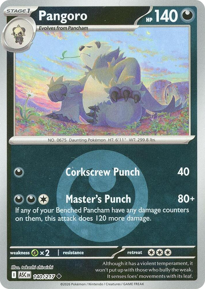 0140 Pangoro (Energy Symbol Pattern) Uncommon Ascended Heroes