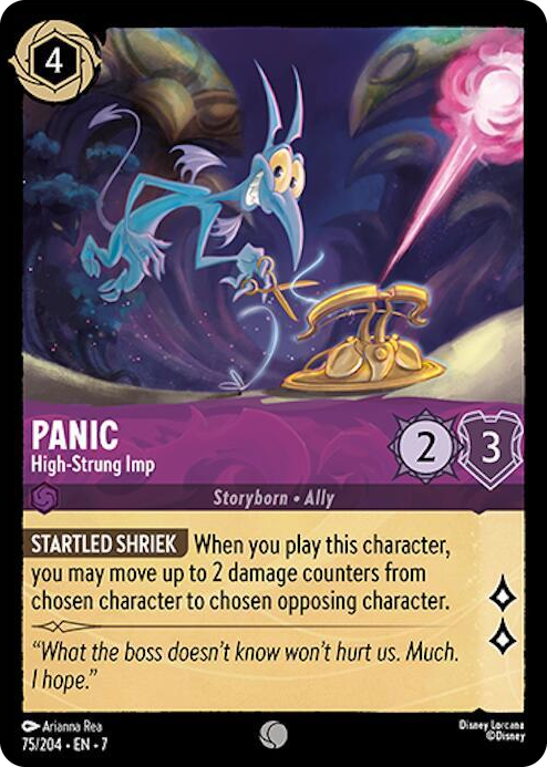 0075 Panic - High-Strung Imp Common Archazia's Island