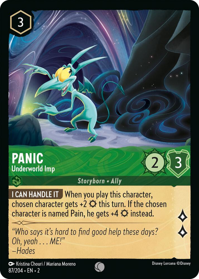 0087 Panic - Underworld Imp Common Rise of the Floodborn