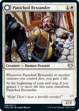 0028 Panicked Bystander U Innistrad: Crimson Vow