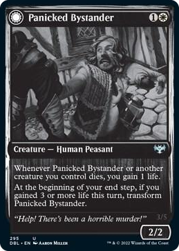 0295 Panicked Bystander U Innistrad: Double Feature