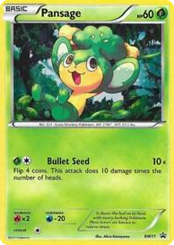 BW011 Pansage - BW11 Promo Black and White Promos