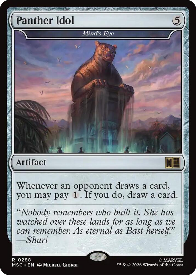 0288 Panther Idol - Mind's Eye R Commander: Marvel Super Heroes