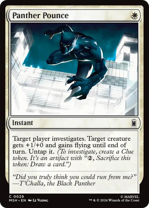 0029 Panther Pounce C Marvel Super Heroes