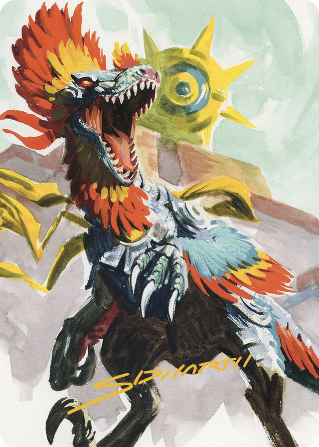 0075 Pantlaza, Sun-Favored Art Card (Gold-Stamped Signature) S Art Series: The Lost Caverns of Ixalan