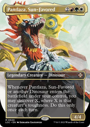 0020 Pantlaza, Sun-Favored (Borderless) M Commander: The Lost Caverns of Ixalan