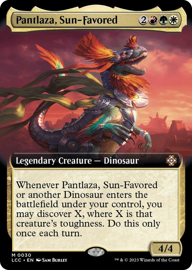 0030 Pantlaza, Sun-Favored (Extended Art) M Commander: The Lost Caverns of Ixalan