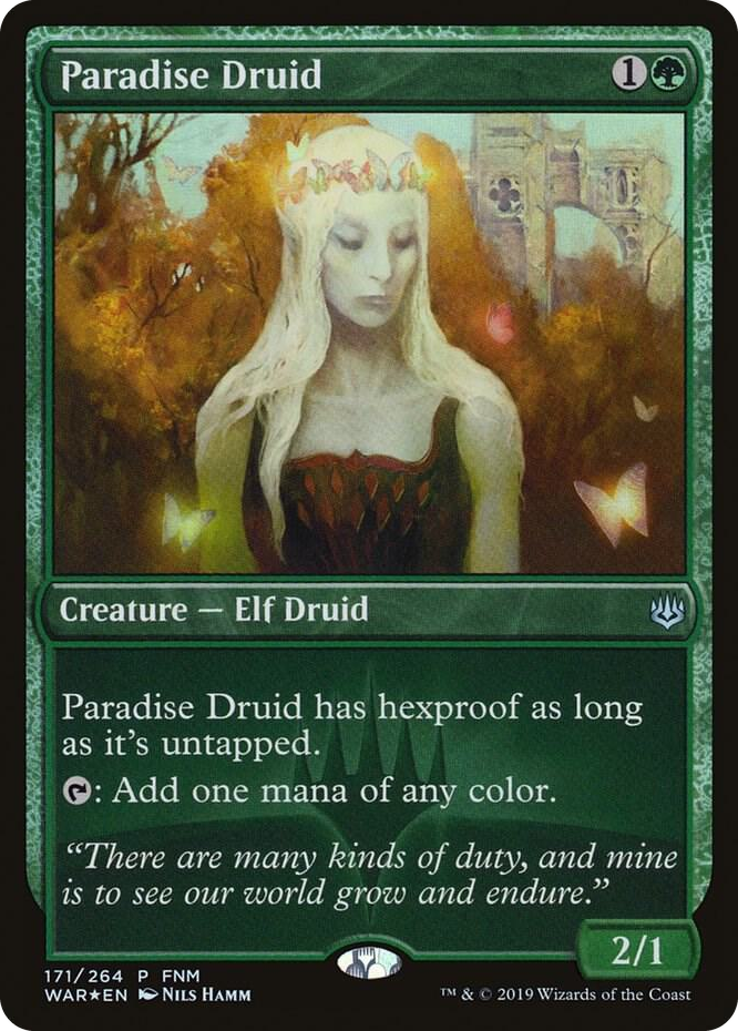 Paradise Druid #171 P - FNM Promos Pokemon card