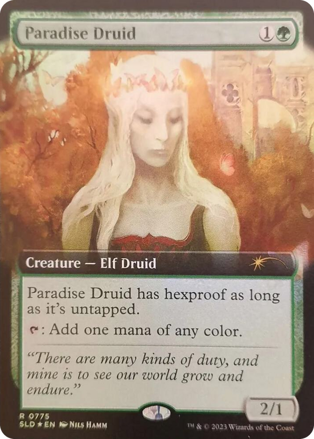 0775 Paradise Druid (Extended Art) R Secret Lair Drop Series