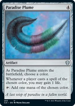 0255 Paradise Plume U Commander 2021