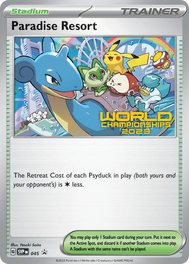 0045 Paradise Resort - 045 (World Championships 2023) Promo Scarlet & Violet Promo Cards