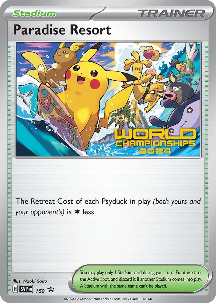 0150 Paradise Resort - 150 (World Championships 2024) Promo Scarlet & Violet Promo Cards