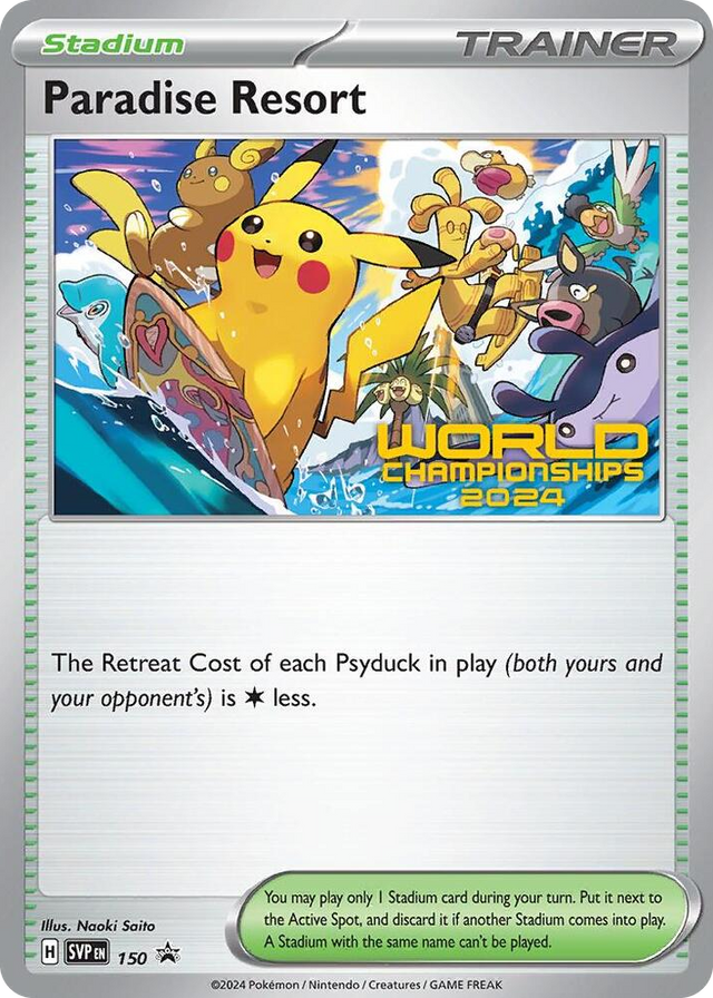 0150 Paradise Resort - 150 (World Championships 2024) Promo Scarlet & Violet Promo Cards