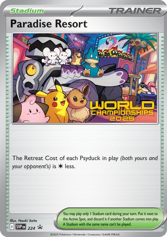 0224 Paradise Resort - 224 (World Championships 2025) Promo Scarlet & Violet Promo Cards