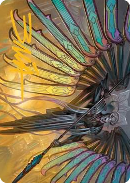 0035 Paragon of Modernity Art Card (Gold-Stamped Signature) S Art Series: Streets of New Capenna