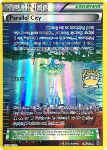 0145 Parallel City - 145/162 (City Championships) [Staff] Promo League & Championship Cards