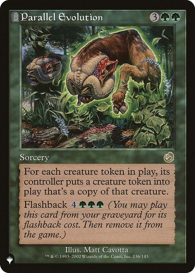 0136 Parallel Evolution R The List Reprints