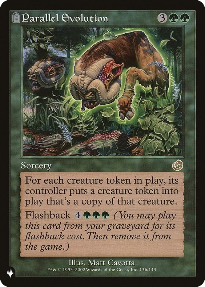 Parallel Evolution #136 R - The List Reprints Pokemon card