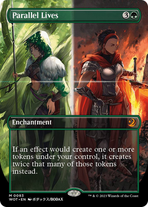 0083 Parallel Lives (Anime Borderless) M Wilds of Eldraine: Enchanting Tales