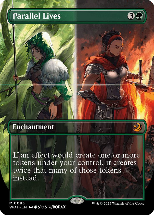 0083 Parallel Lives (Anime Borderless) M Wilds of Eldraine: Enchanting Tales
