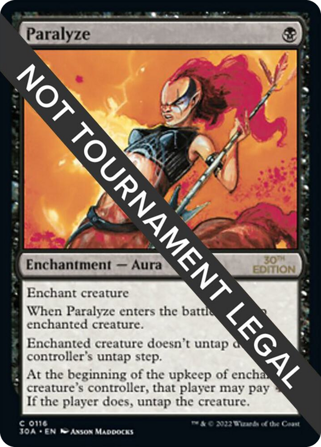 0116 Paralyze C 30th Anniversary Edition