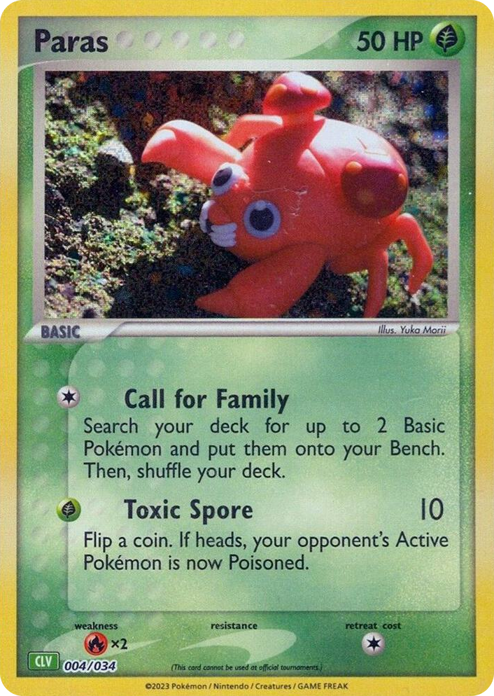 0004 Paras Classic Collection Trading Card Game Classic