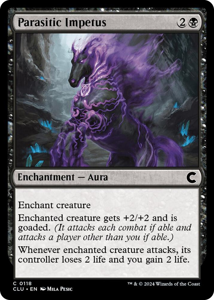 0118 Parasitic Impetus C Ravnica: Clue Edition