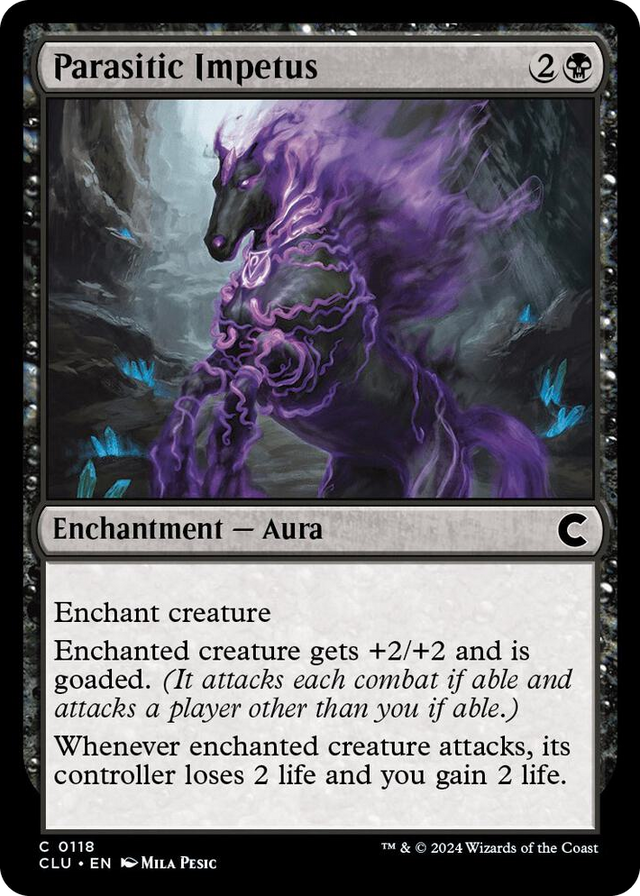 0118 Parasitic Impetus C Ravnica: Clue Edition