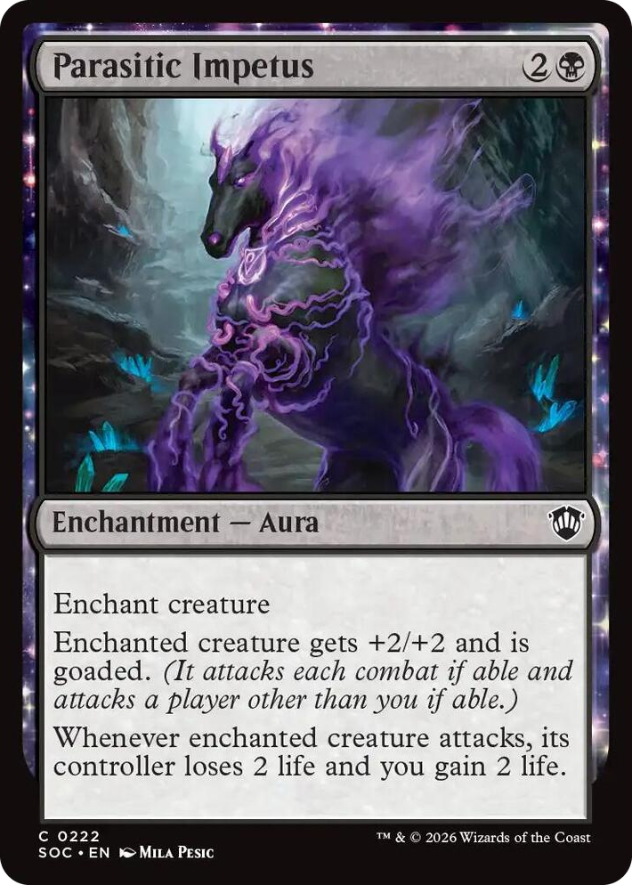 0222 Parasitic Impetus C Commander: Secrets of Strixhaven