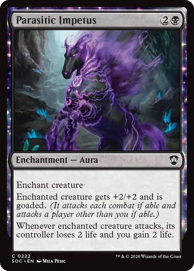0222 Parasitic Impetus C Commander: Secrets of Strixhaven