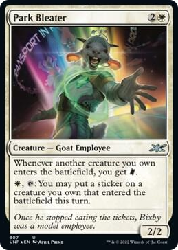 0307 Park Bleater (Galaxy Foil) U Unfinity