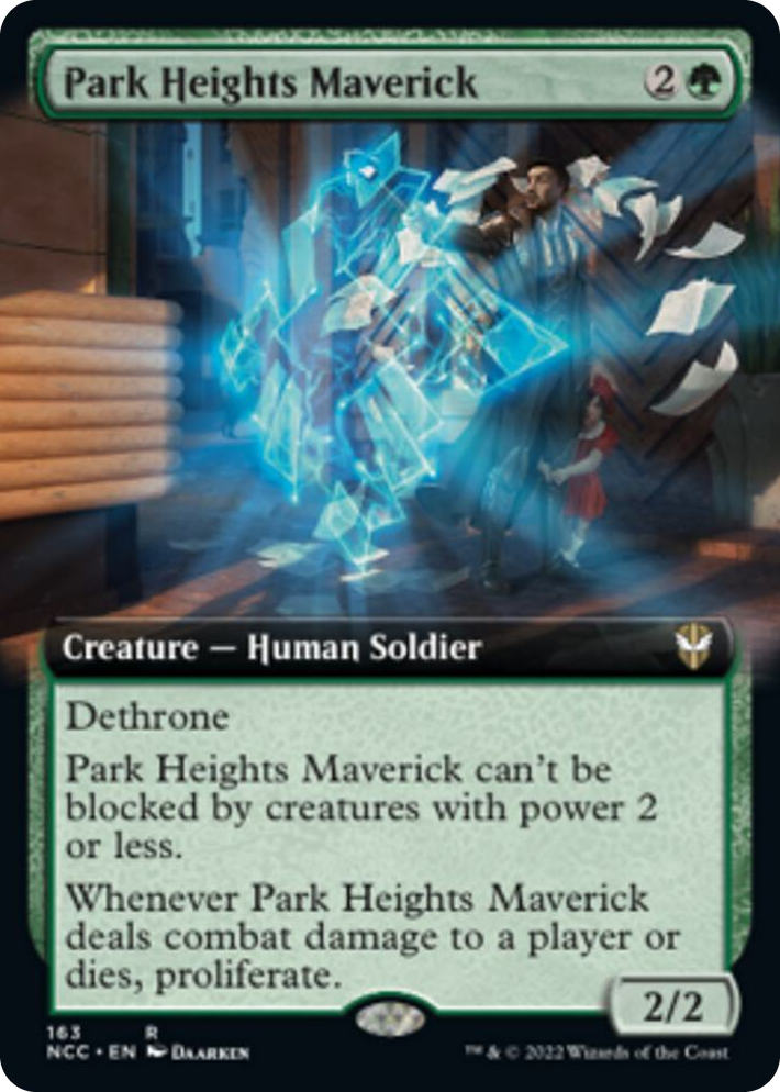 0163 Park Heights Maverick (Extended Art) R Commander: Streets of New Capenna
