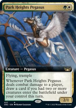 0437 Park Heights Pegasus (Extended Art) R Streets of New Capenna