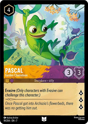 0019 Pascal - Garden Chameleon Uncommon Archazia's Island