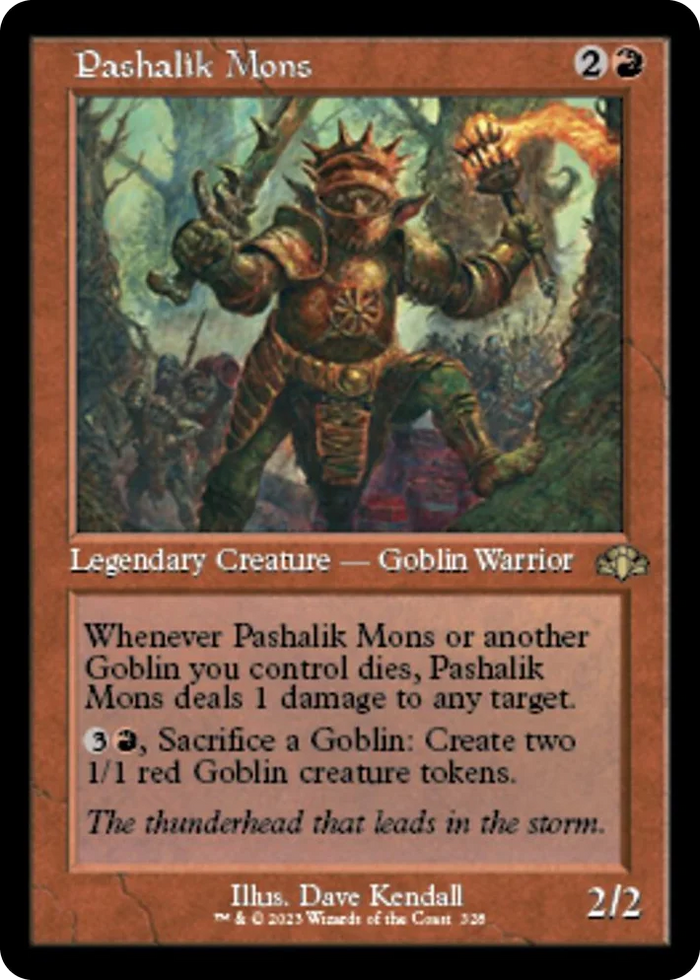 0328 Pashalik Mons (Retro Frame) R Dominaria Remastered