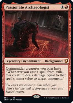 0656 Passionate Archaeologist M Commander Legends: Battle for Baldur's Gate