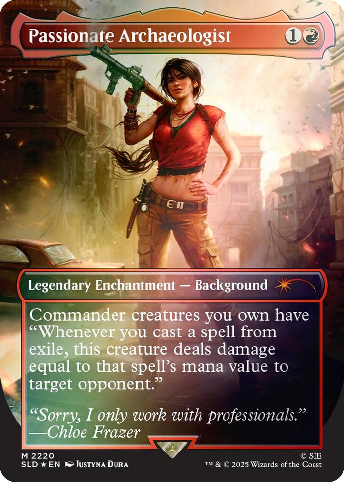 Passionate Archaeologist (Rainbow Foil) #2220 M - Secret Lair Drop Series Pokemon card