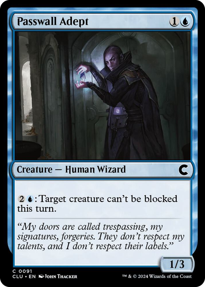 0091 Passwall Adept C Ravnica: Clue Edition