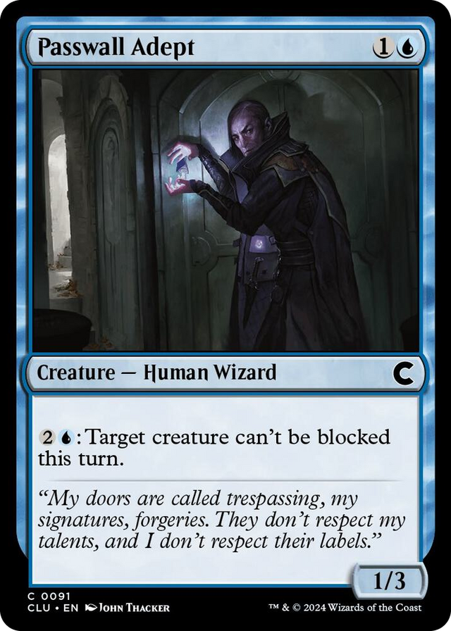 0091 Passwall Adept C Ravnica: Clue Edition