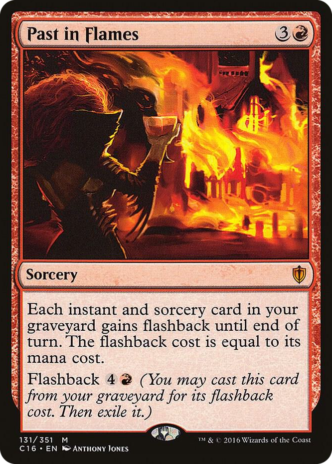 Past in Flames #131 M - Commander 2016 Pokemon card