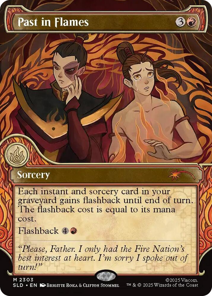 Past in Flames #2303 M - Secret Lair Drop Series Pokemon card
